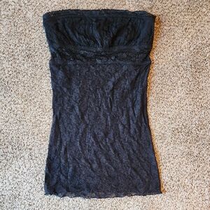 Free People | Black Lace Tube Top